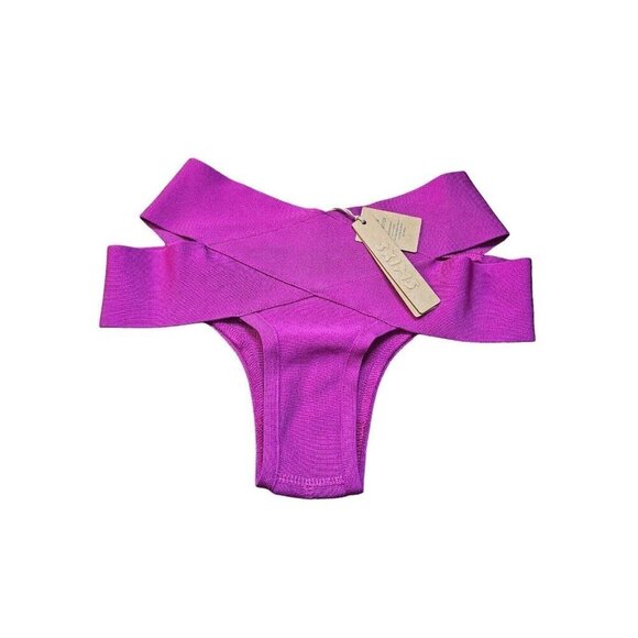 New with Tags SKIMS KNIT CROSS KNOT BIKINI LOLLIPOP STRAPPED BIKINI BOTTOM XXS - Picture 3 of 6
